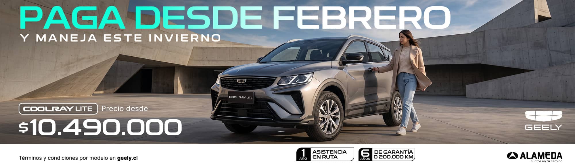 Geely Coolray Lite Agosto 2026
