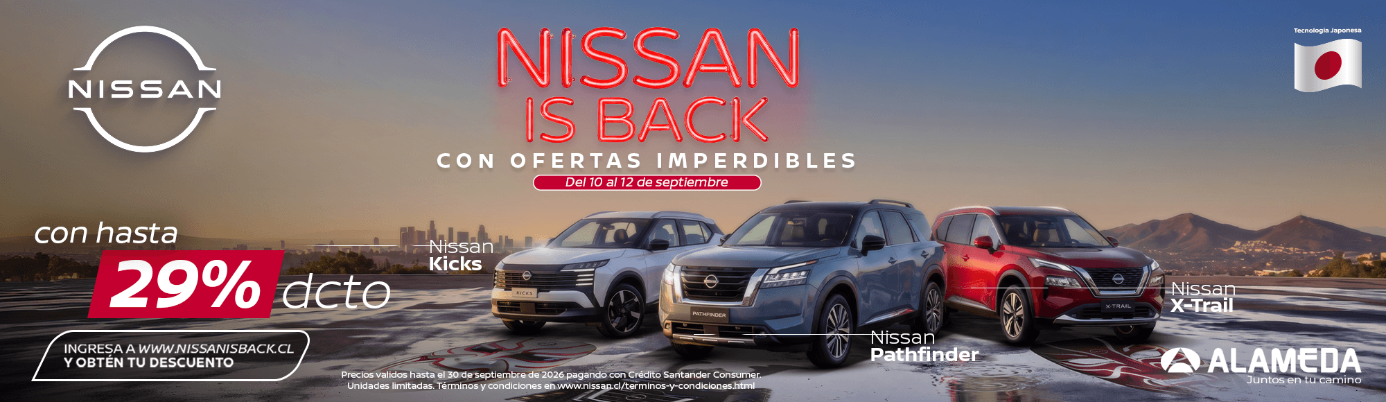 NISSAN IS BACK SEPTIEMBRE 2026